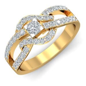 Dual Row Bypass Diamond Ring