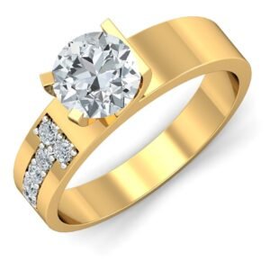 Rectangular Frame Diamond Ring