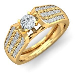 Filigree Bridge Diamond Ring