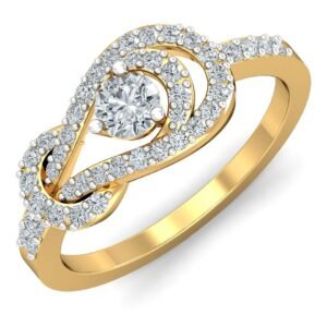 Diamond Half Eternity Pavé Ring