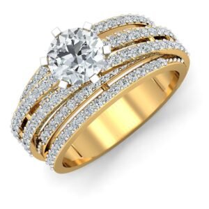 Cushion Frame Diamond Ring
