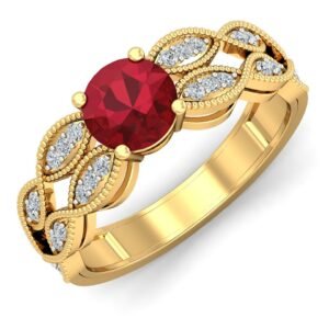 Elongated Top Oval Ring