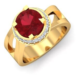 Layered Petal Diamond Ring