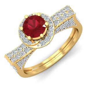 Full Dome Diamond Band Ring