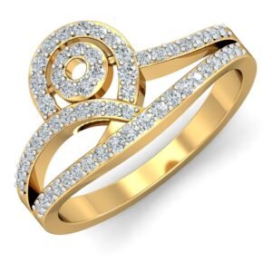 Double Halo Oval Diamond Ring