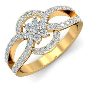 Pavé Arch Diamond Ring