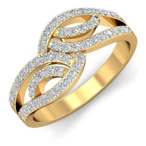 Pavé Bow Diamond Ring