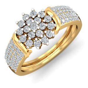 Radiant Sun Diamond Ring
