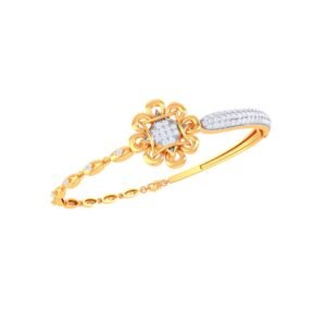 Personalized Solid Gold Bangle – Design 25