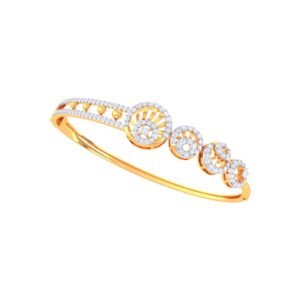 Custom Gold Stackable Bracelet – Style 30