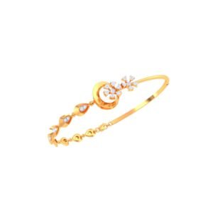 Personalized Gold Cuff Bangle – Design 33