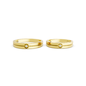 Bespoke Gold Couple Ring – A106