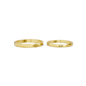Artisan Gold Couple Ring – A107