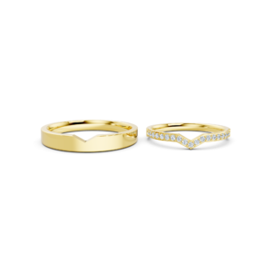 Custom Gold Matching Ring – A108