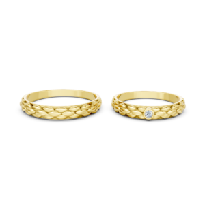 Custom Gold Couple Ring – A114