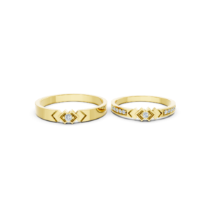 Bespoke Gold Couple Ring – A118