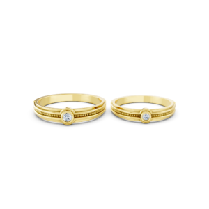 Custom Gold Matching Ring – A122