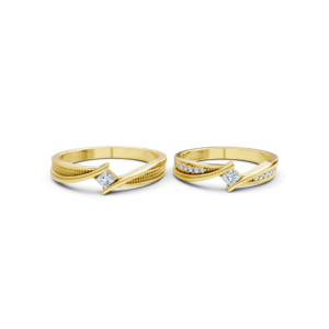 Handmade Gold Couple Ring – A124