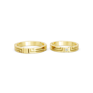Bespoke Gold Couple Ring – A130