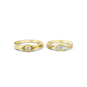 Handmade Gold Couple Ring – A134