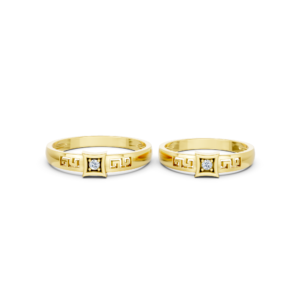 Custom Gold Couple Ring – A137