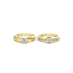 Bespoke Gold Couple Ring – A142