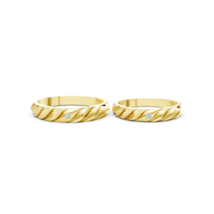 Handmade Gold Couple Ring – A146