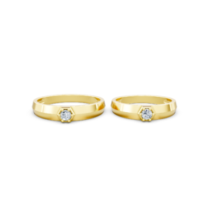 Luxury Gold Couple Ring – A150