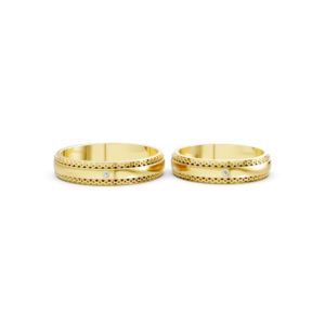 Custom Gold Couple Ring – A151
