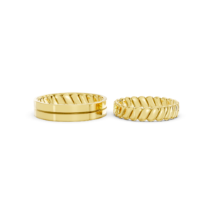 Artisan Gold Couple Ring – A156