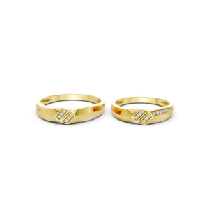 Custom Gold Matching Ring – A158