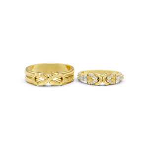 Custom Gold Matching Ring – A169