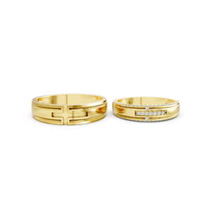 Luxury Gold Couple Ring – A174