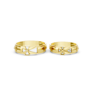 Custom Gold Couple Ring – A175
