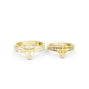 Bespoke Gold Couple Ring – A178