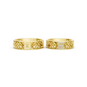 Custom Gold Matching Ring – A181