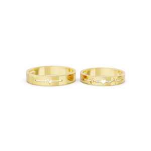 Handmade Gold Couple Ring – A183