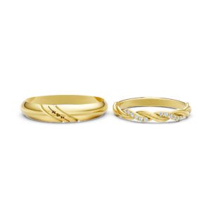 Luxury Gold Couple Ring – A185