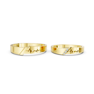 Custom Gold Couple Ring – A186