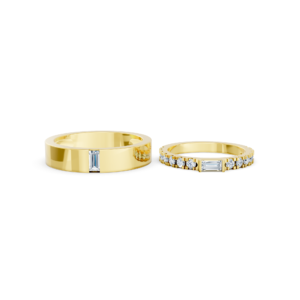 Personalized Gold Matching Ring – A193
