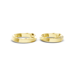 Luxury Gold Couple Ring – A196