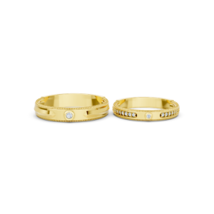Custom Gold Matching Ring – A202