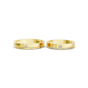 Handmade Gold Couple Ring – A205
