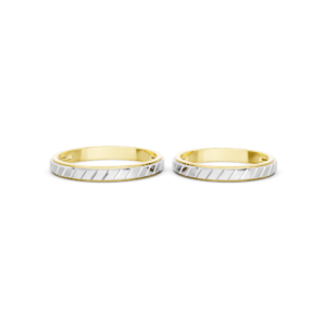 Personalized Gold Couple Ring – A209