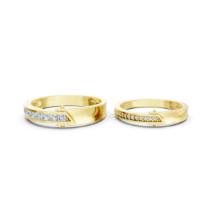 Artisan Gold Couple Ring – A212