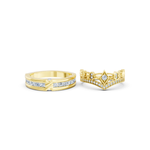 Custom Gold Matching Ring – A213