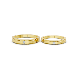 Custom Gold Couple Ring – A74