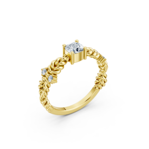 V Shape Diamond Eternity Ring