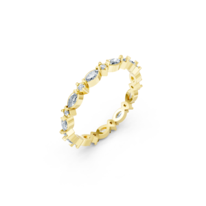 Zig Zag Diamond Eternity Ring