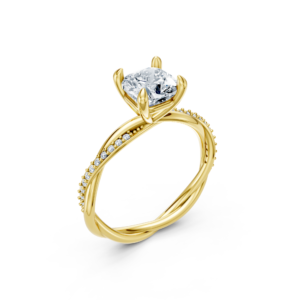 Braided Diamond Eternity Ring